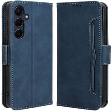 GS Preklopna futrola za Samsung Galaxy A55 5G, utor za karticu, plava