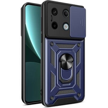 GS Oklopna futrola za Xiaomi Redmi Note 13 Pro 5G, CamShield Slide, plava