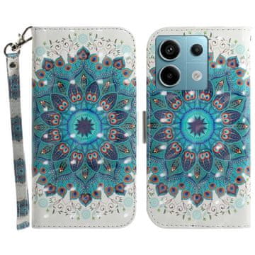 GS Preklopna futrola za Xiaomi Redmi Note 13 Pro 5G, novčanik, cvijet mandale