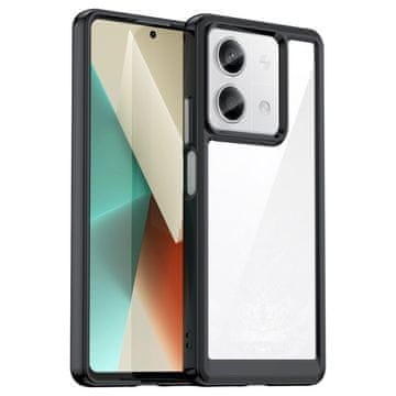 GS Futrola za Xiaomi Redmi Note 13 5G, Fusion Hybrid, prozirna / crna