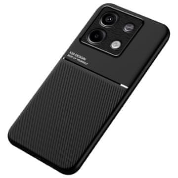 GS Futrola za Xiaomi Redmi Note 13 5G, s magnetskom pločom za držanje, crna