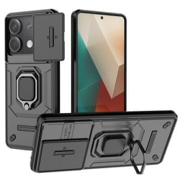 Overboard Futrola s Kickstand objektivom kamere za Xiaomi Redmi Note 13 5G, crna