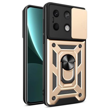 GS Oklopna futrola za Xiaomi Redmi Note 13 5G, CamShield Slide, zlatna