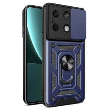GS Oklopna futrola za Xiaomi Redmi Note 13 5G, CamShield Slide, plava