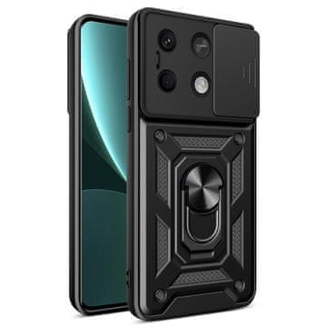 GS Oklopna futrola za Xiaomi Redmi Note 13 5G, CamShield Slide, crna