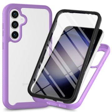 Overboard Futrola za Samsung Galaxy A35 5G, Otporna na udarce, s folijom, ljubičasta