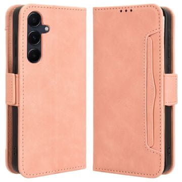 GS Preklopna futrola za Samsung Galaxy A35 5G, utor za karticu, ružičasta