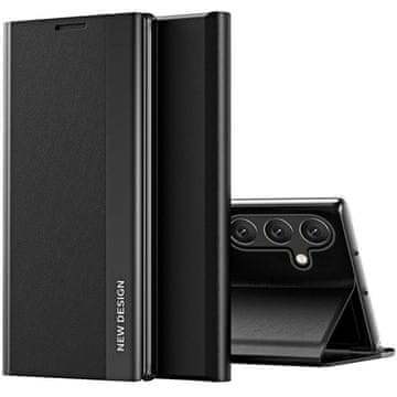 GS Preklopna maska za Samsung Galaxy A35 5G, bočno magnetska, crna
