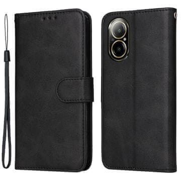GS Realme C67 kožna futrola-novčanik na preklop, crna