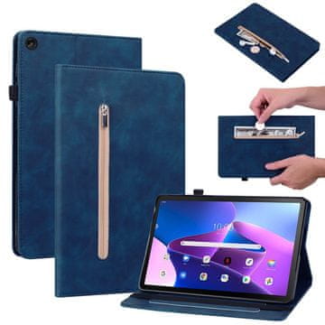 GS Futrola za Lenovo Tab M10 10.1 Gen 3, utor za novčanik/olovku, plava