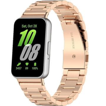 GS Čelična narukvica za Samsung Galaxy Fit 3, roza