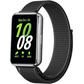GS Najlonski remen za Samsung Galaxy Fit 3, crni