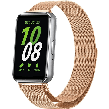GS Milanska narukvica za Samsung Galaxy Fit 3, ružičasto zlatna