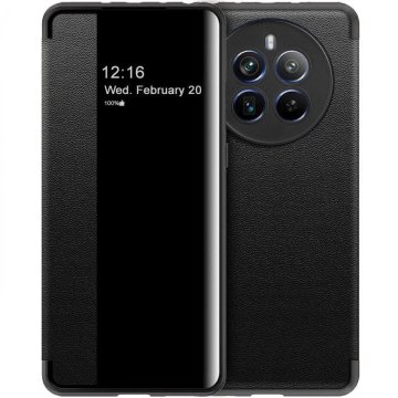 GS Preklopna futrola za Realme 12 Pro 5G / 12 Pro+ 5G, bočni pogled, crna