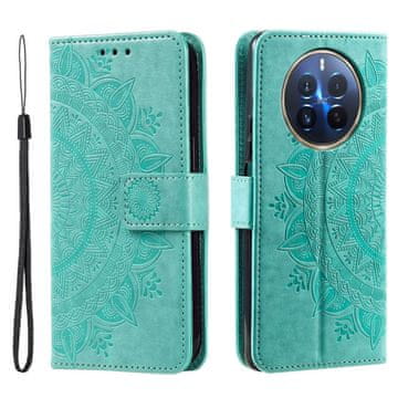 GS Preklopna futrola za Realme 12 Pro 5G / 12 Pro+ 5G, Mandala, zelena