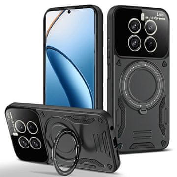 GS Oklopna futrola za Realme 12 Pro 5G / 12 Pro+ 5G, magnetski prsten, crna