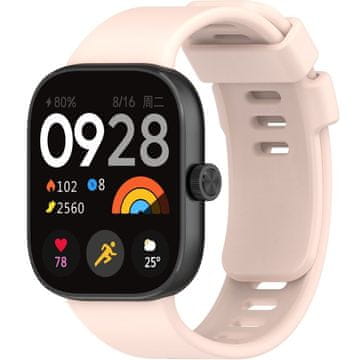 GS Silikonski remen za Xiaomi Redmi Watch 4 / Xiaomi Smart Band 8 Pro / Xiaomi Smart Band 9 Pro, roza