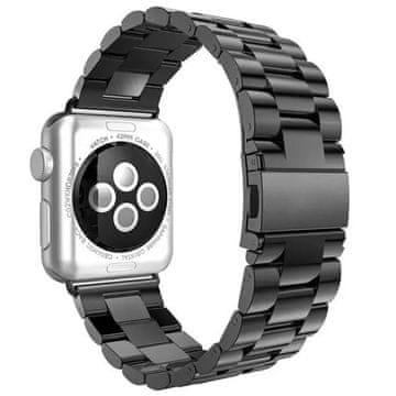 GS Narukvica za Apple Watch 1/2/3/4/5/6/7/8/9/10/11/SE Ultra 1/2/3 42/44/45/46/49mm, crna