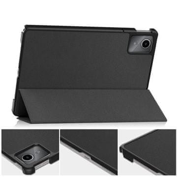 GS Set futrole + kaljeno staklo + 6x olovka za Lenovo Tab M11, Smartcase, crna