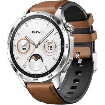 GS Univerzalni kožni remen 22 mm, svijetlosmeđa/crna