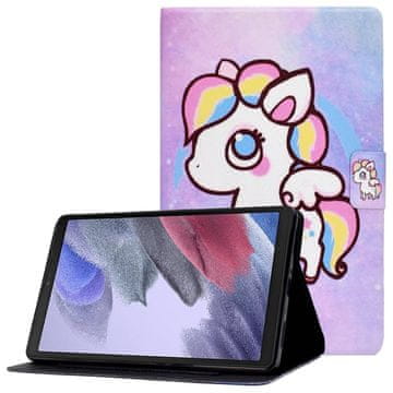 GS Futrola za Samsung Galaxy Tab A7 Lite, s preklopom, šareni konj