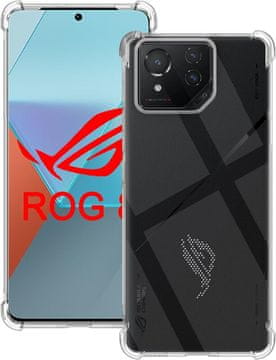 GS Futrola za ASUS ROG Phone 8 Pro, otporna na padove, prozirna