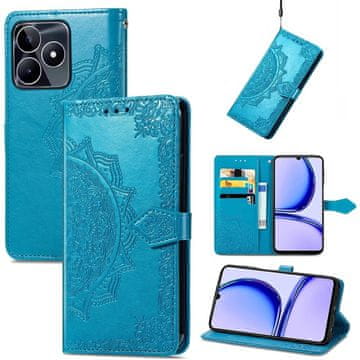 GS Realme Note 50 preklopna maskica, Mandala, plava