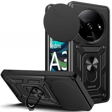 GS Oklopna futrola za Xiaomi Redmi A3, CamShield Slide, crna