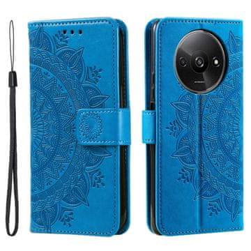 GS Preklopna futrola za Xiaomi Redmi A3, Mandala, plava