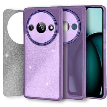 Overboard Futrola za Xiaomi Redmi A3, svjetlucavi prah, ljubičasta