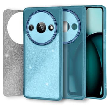 Overboard Futrola za Xiaomi Redmi A3, svjetlucavi prah, plava