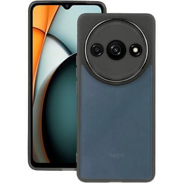 GS Silikonska maskica za Xiaomi Redmi A3, sa zaštitom za kameru, prozirna/crna