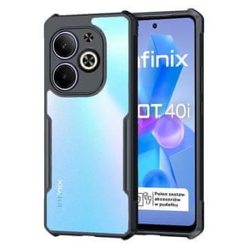 GS Futrola za Infinix Hot 40i, hibridna s anti-ispuštanjem, crna