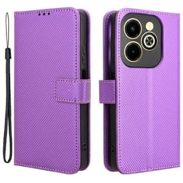 GS Pametna magnetna futrola s preklopom za Infinix Hot 40i novčanik, ljubičasta