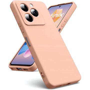 GS Futrola za Infinix Hot 40i, Silikonska Lite, Roza