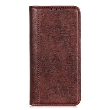 GS Futrola za Samsung Galaxy Xcover 7, novčanik od liči kože, smeđa