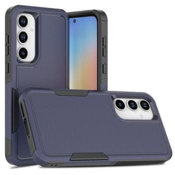 GS Oklopna futrola za Samsung Galaxy A35 5G, dvostruko otporna na udarce, tamnoplava