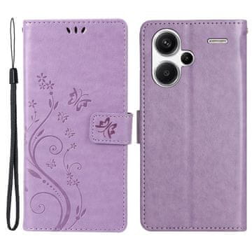 GS Preklopna futrola za Xiaomi Redmi Note 13 Pro+, leptir, ljubičasta