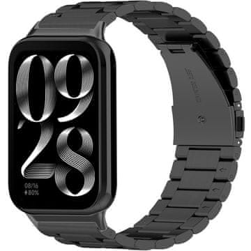GS Čelična narukvica za Xiaomi Smart Band 8 Pro / Xiaomi Smart Band 9 Pro, crna