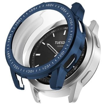 GS 2u1 futrola sa zaštitnom folijom za Xiaomi Watch S3, tamnoplava