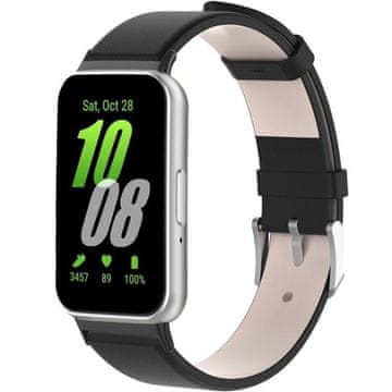 GS Kožni remen za Samsung Galaxy Fit 3, crni