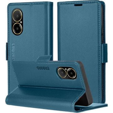 Overboard Futrola za Realme C67 4G, sjajna liči, preklopna futrola s novčanikom, plava