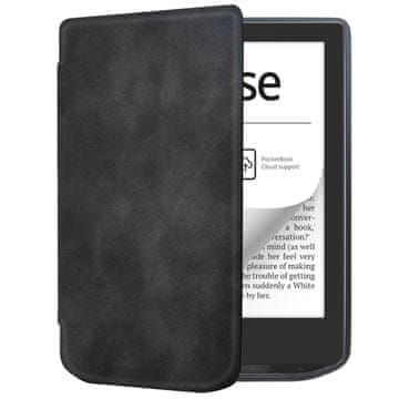 GS PocketBook Verse / Verse Pro kožna futrola-novčanik, crna