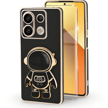GS Futrola za Xiaomi Redmi Note 13 5G, Astronaut, crna + 9H kaljeno staklo