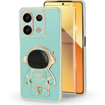 GS Futrola za Xiaomi Redmi Note 13 5G, Astronaut, zelena + 9H kaljeno staklo