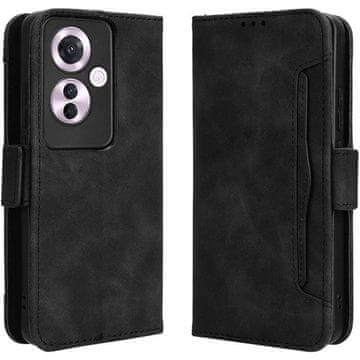 GS Preklopna futrola za Oppo Reno 11F 5G, utor za karticu, crna