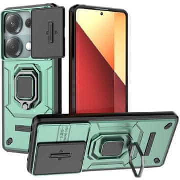 GS Futrola za Xiaomi Redmi Note 13 Pro 4G / Poco M6 Pro 4G, stalak s objektivom kamere, zelena