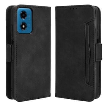 GS Preklopna futrola za Motorola Moto G24 / G24 Power / G04, utor za karticu, crna