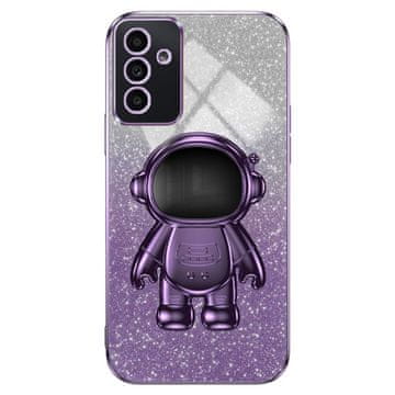 GS Futrola za Samsung Galaxy A15 4G / 5G, glitter astronaut, ljubičasta