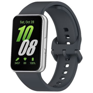 GS Silikonska traka za Samsung Galaxy Fit 3, siva